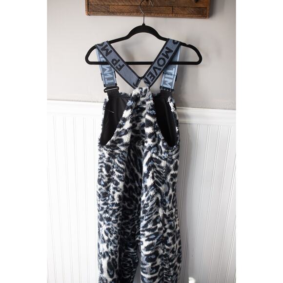 Free People Hit The Slopes Salopette Fleece Jumpsuit Small - Picture 4 of 5